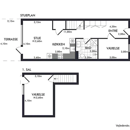 Modern Townhouse With Private Outdoor Area - 2br 4 Beds Kopenhag